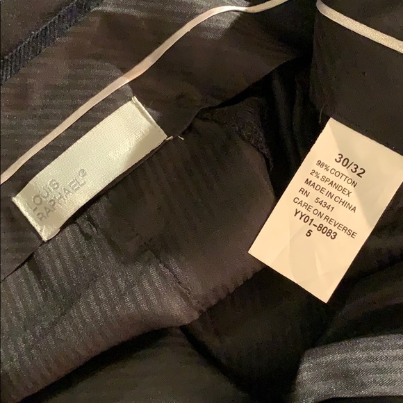 Louis Raphel Pants Louis Raphael Mens Black Corduroy Dress Pant3x32